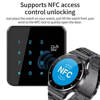 NFC Waterproof Health Smartwatch (plus 1 free strap)