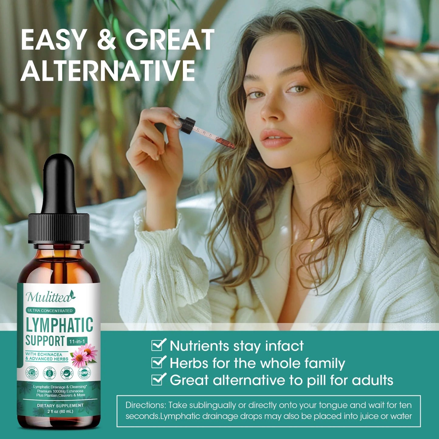 LymphoCleanse™- Wellness Drops for Lymphatic Drainage
