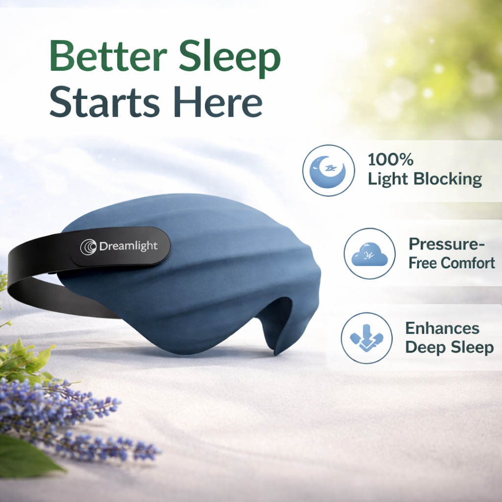 Dreamlight 3D Calm Eye Mask | Deep Sleep Solution for UAE Professionals