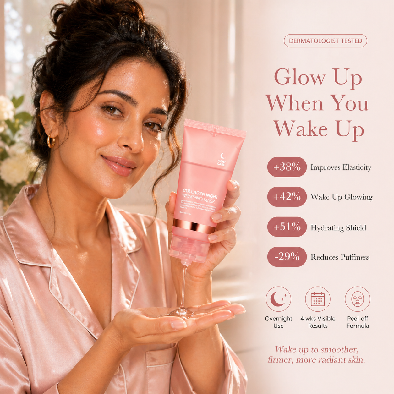 CollaPeel™ - Anti-Wrinkle, Acne Firming Mask