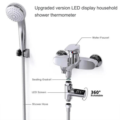 LED Water Shower Thermometer