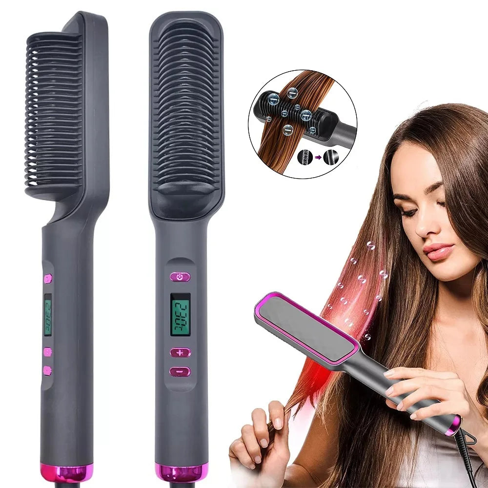 SilkComb Pro™ - Anti-Scalding Ionic Hair Straightening Comb