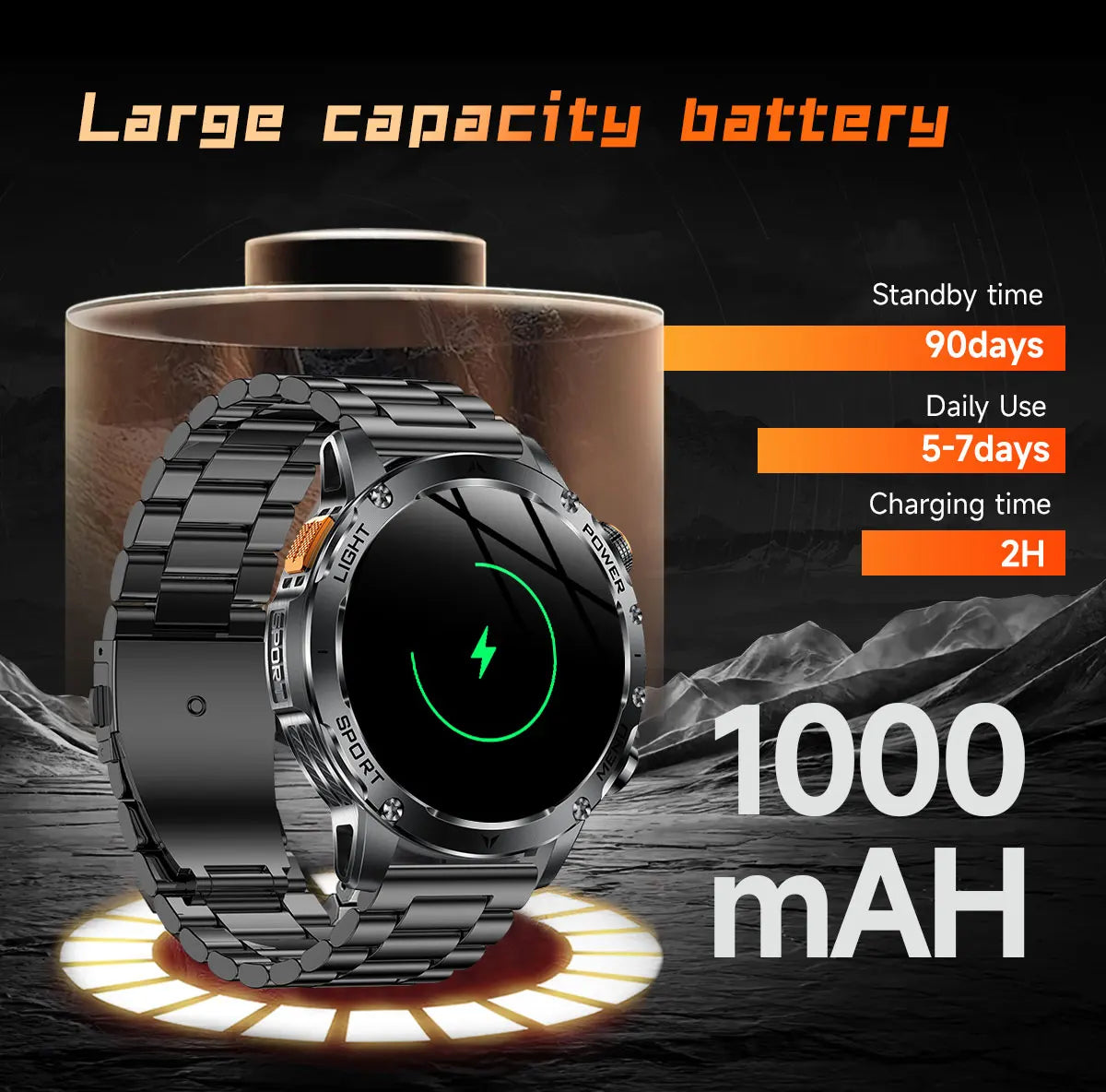 Ironclad Titan™ | Military-Grade Outdoor Smart Watch