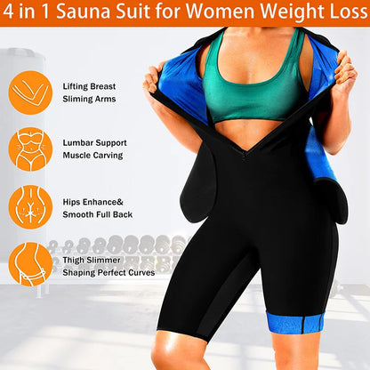 ThermaCurve™ 4-in-1 Sauna Sculpt Suit