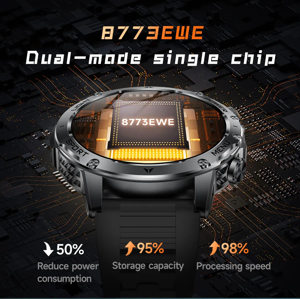 Ironclad Titan™ | Military-Grade Outdoor Smart Watch