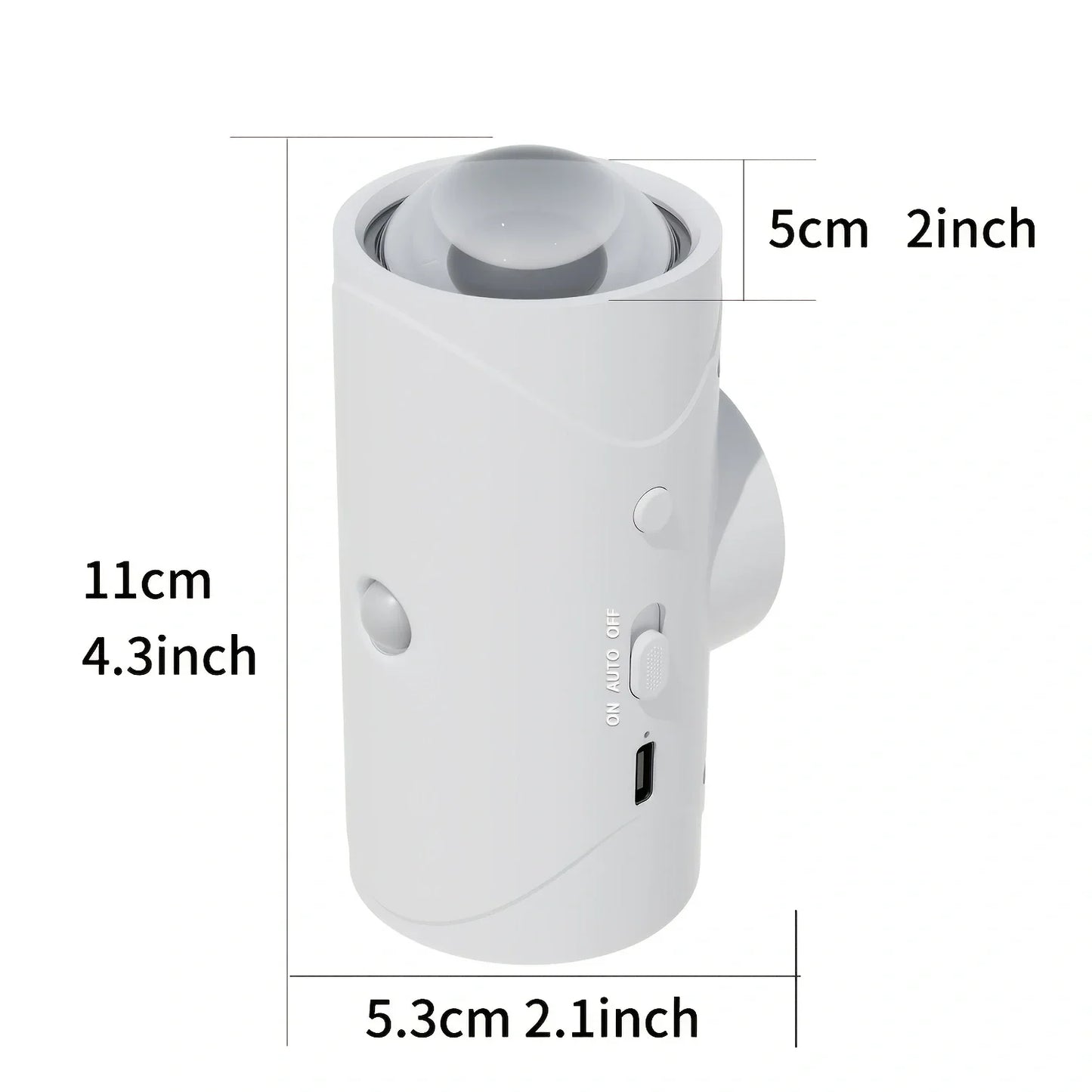 Rechargeable Motion Sensor RGB LED Wall Lamp