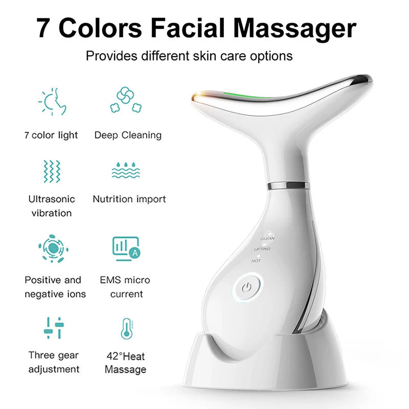 GlowLift Pro™ – 7-Color Face & Neck Massager
