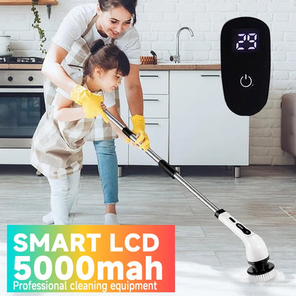 Electric Cordless Spin Scrubber