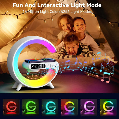 RGB Alarm Clock Charger & Speaker