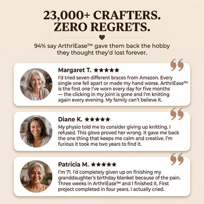 ArthriEase™ - The Knitter's Hand Stabiliser
