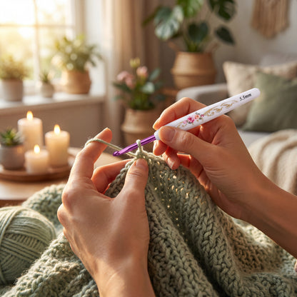Crochelle™ - Ergonomic Crochet Hook Set