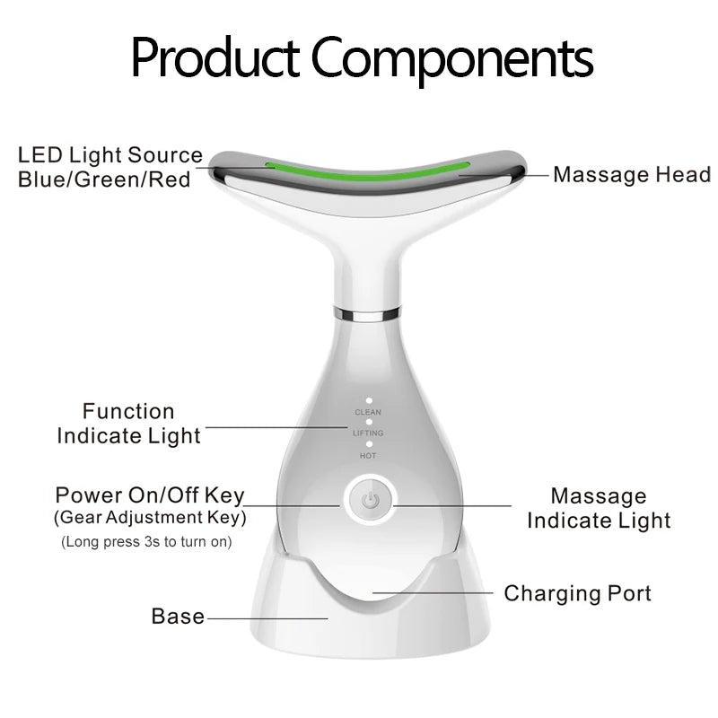GlowLift Pro™ – 7-Color Face & Neck Massager