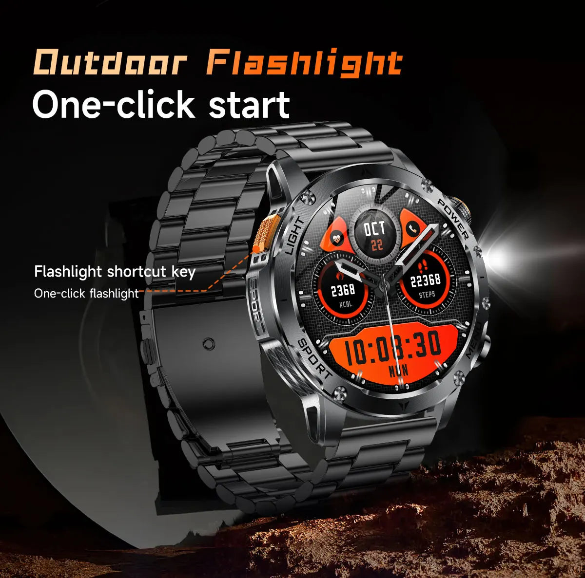 Ironclad Titan™ | Military-Grade Outdoor Smart Watch