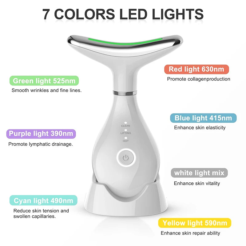 GlowLift Pro™ – 7-Color Face & Neck Massager
