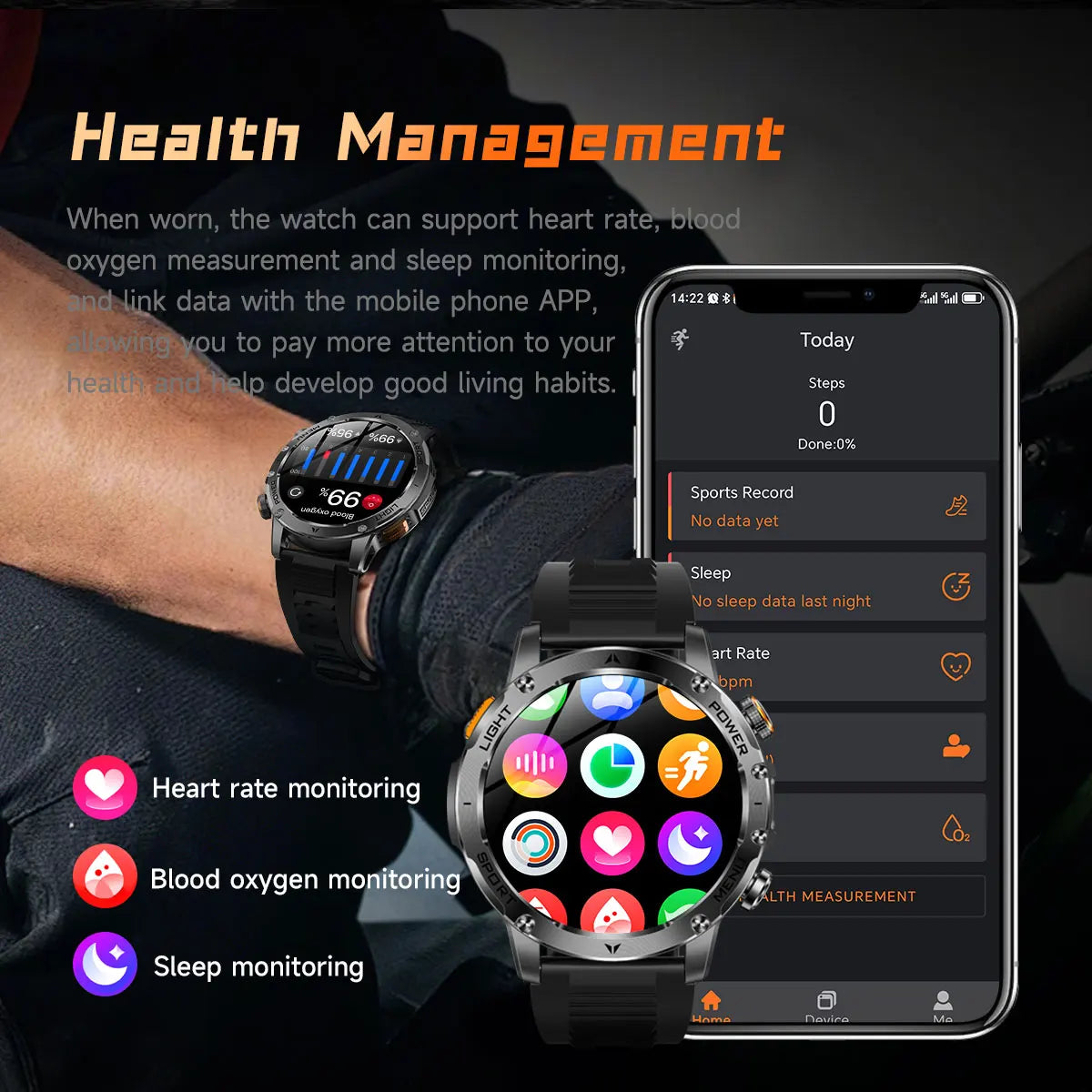 Ironclad Titan™ | Military-Grade Outdoor Smart Watch
