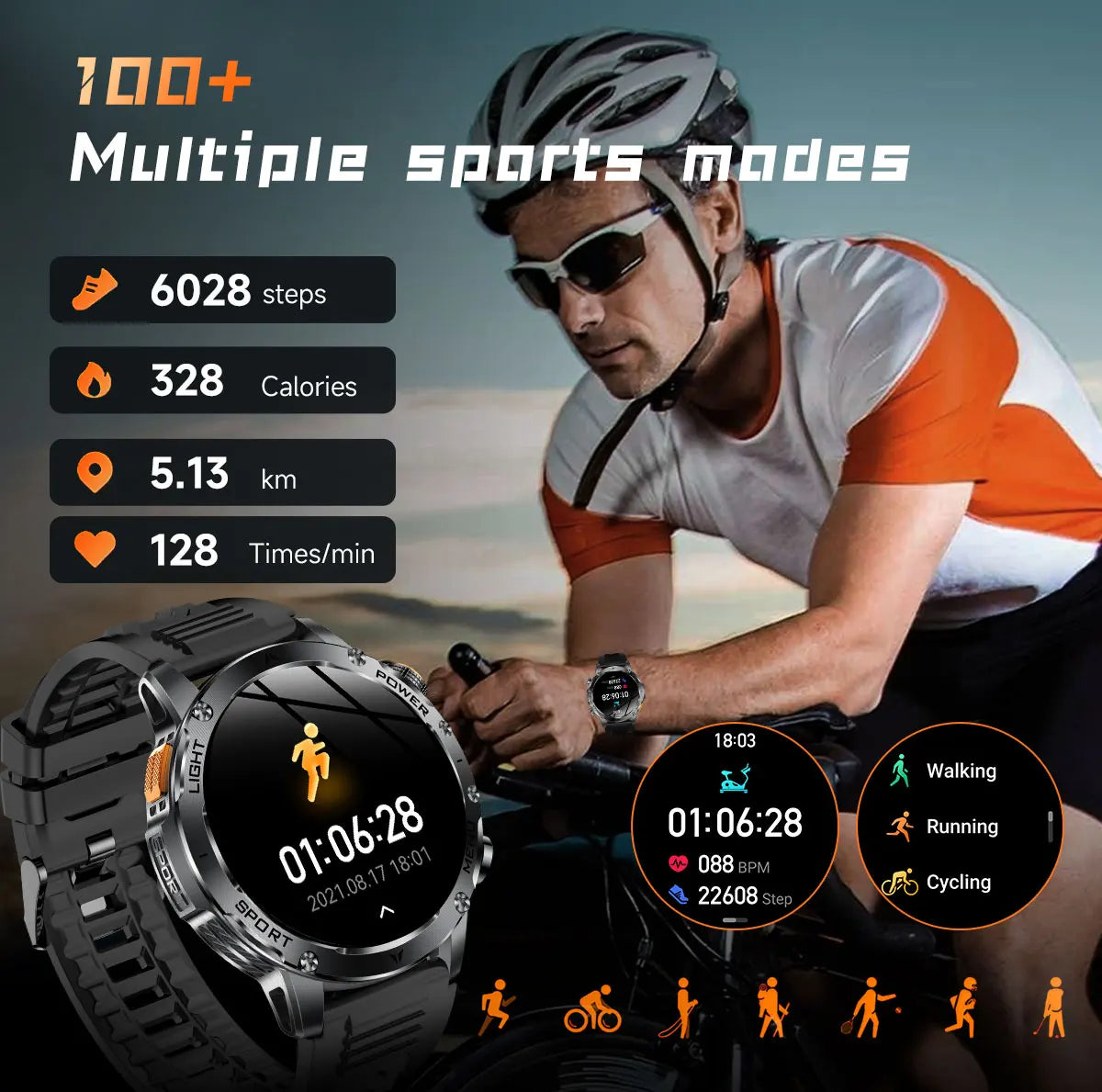 Ironclad Titan™ | Military-Grade Outdoor Smart Watch