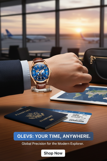 Astrion Olev GlobeMaster™ | Premium Stainless Steel Watch for UAE Professionals