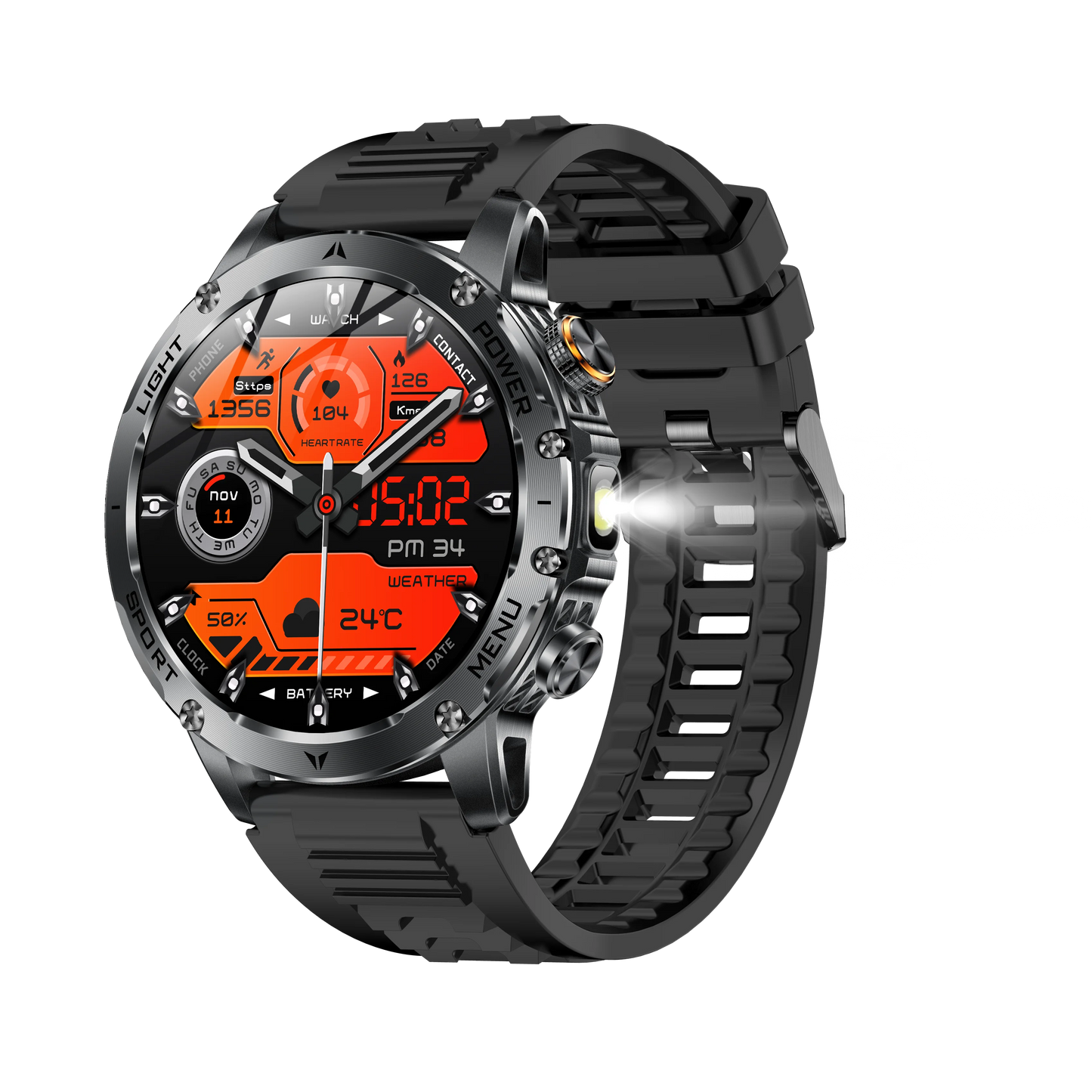Ironclad Titan™ | Military-Grade Outdoor Smart Watch