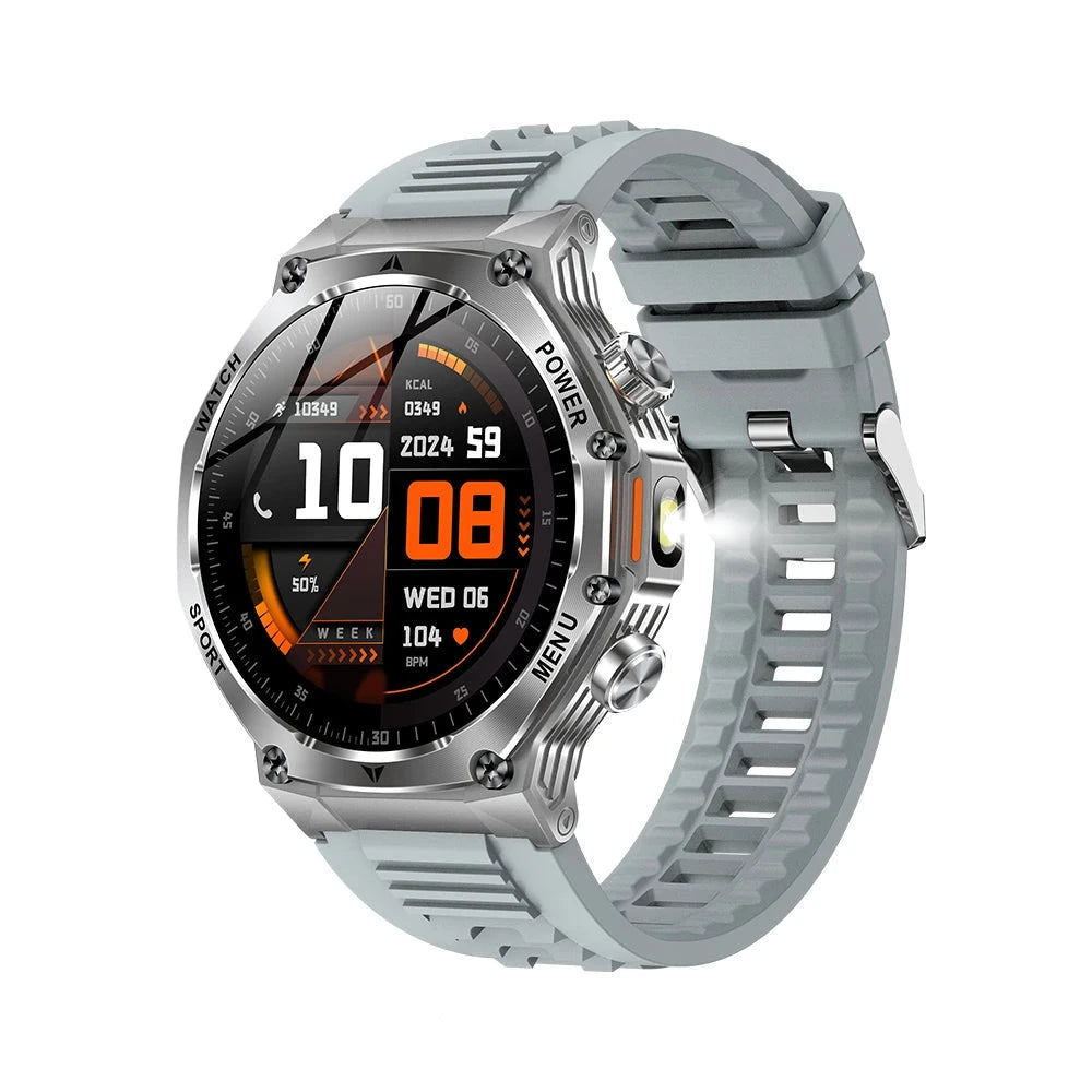 AK82 Sentinel Pro™ | Rugged HD Smart Watch with Flashlight